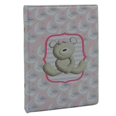 Imagem de Álbum De Fotos Bebê 10x15 Para 100 Fotos - Photoalbum Univversal, Rosa