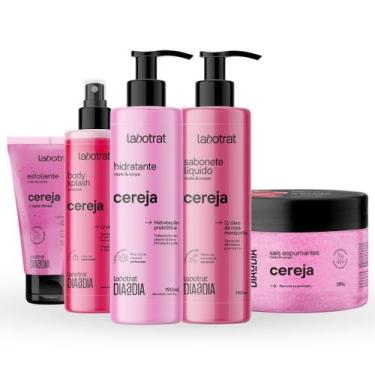Imagem de Kit Banho Premium Labotrat Cereja Completo 5 Produtos Corpo E Rosto Ch