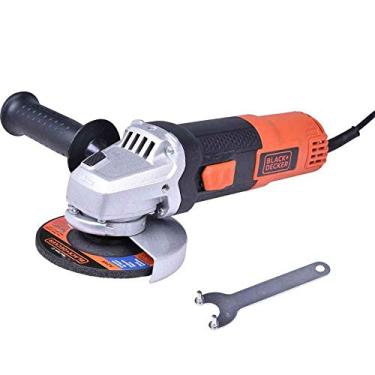 Imagem de BLACK+DECKER Esmerilhadeira Angular 115mm, com Potência de 820W, com 1 Disco e Chave de Aperto, Modelo G720, 220V
