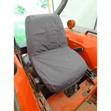 Imagem de Durafit Seat Covers, KU09 Capas de assento cinza Endura Kubota para trator B2320, B2620, B2920, B3200, B7410, B7510, B7610, B7800, BX1850, BX2350, BX24, BX25, M5640, M 7040