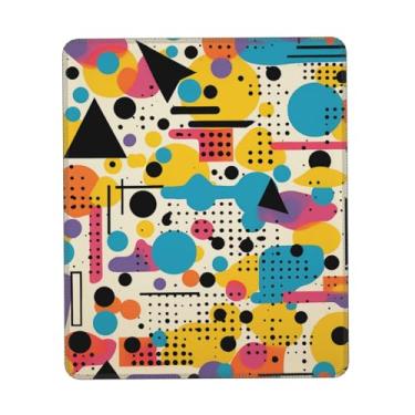 Imagem de Mousepad pequeno tapete de rato com base de borracha antiderrapante colorido Memphis mousepads para homem mulher computador mousepad para mouse sem fio tapete de teclado tapete de mesa para jogos para