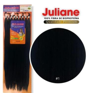 Imagem de Cabelo Liso Juliane 80cm 320g Fibra Orgânica Bio Proteína - Ser Mulher