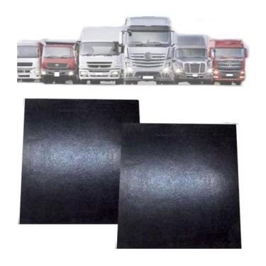Imagem de Par Aparabarro Lameira Borracha Preta Caminhão Carreta 40x50 - STORE A