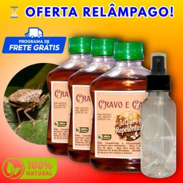 Imagem de ÓLEO REPELENTE PREMIUM DE CRAVO/CANELA 3x250+SPRAYFAZ 150 L - JÁ QUERO