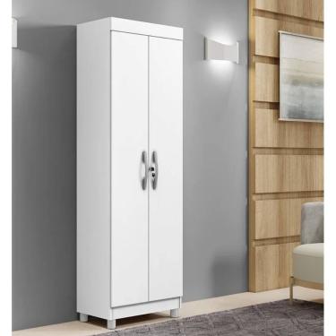 Imagem de Multiuso New Roma 2 Portas com Chave Benetil Móveis - Branco