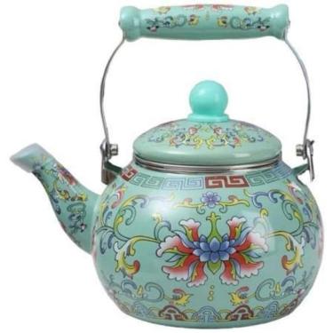 Imagem de Chaleira Esmaltada 2,3lts com Difusor Chá Café