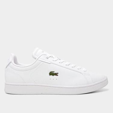 Imagem de Tênis Lacoste Carnaby Masculino, Branco, 43