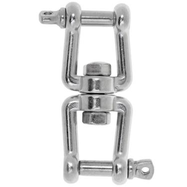 Imagem de Manilha Inox Dupla Reta Com Destorcedor 6Mm