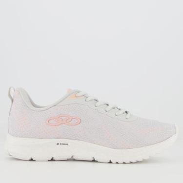 Imagem de Tênis Olympikus Citrus 2 Feminino Cinza e Salmão, 41