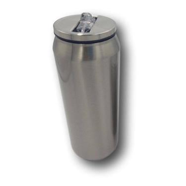 Imagem de Garrafa Squeeze Latão Inox Parede Dupla