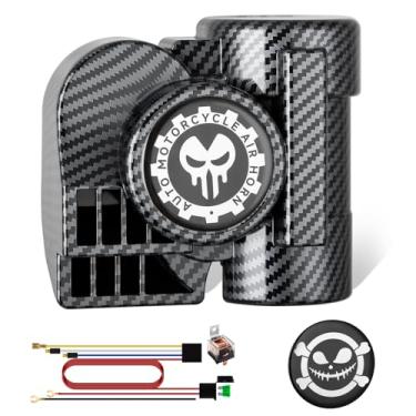 Imagem de BANHAO Buzina de trem de 150 dB para motocicleta caminhão buzinas de 12 V buzinas de ar super alto som de buzina de trem para kit de carro com compressor de ar para motocicleta, SUV, caminhão, barco,