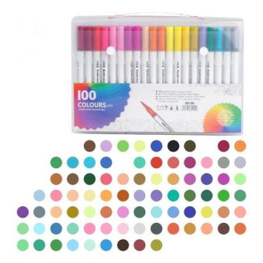 Imagem de Canetinhas Bobbie Goods Marcador Permanente Brush Pen Tipo Copic com P