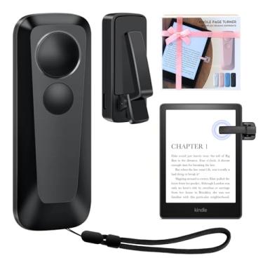 Imagem de Virador de página de controle remoto para eReaders Kindle Paperwhite Kobo, virador de página Kindle para gravação de vídeo da câmera e selfie do obturador, acessórios de leitura de eReaders na cama