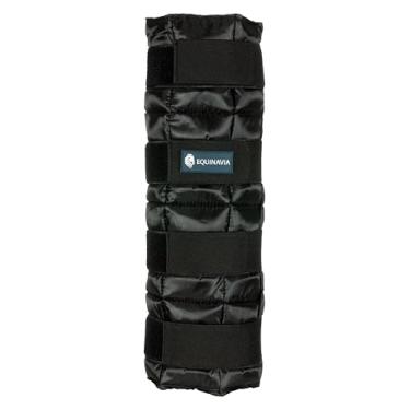 Imagem de Equinavia Botas De Gelo Para Terapia Alívio Frio, Faixas Pernas Cavalos, Bolsa Gel Com Alças Ajustáveis, 16,5" X 15,5" - Preto, Tamanho Único