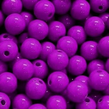 Imagem de BOLINHA DE RESINA Nº 08 (20 G) - LADEIRA BIJUTERIAS, ROXO MÉDIO