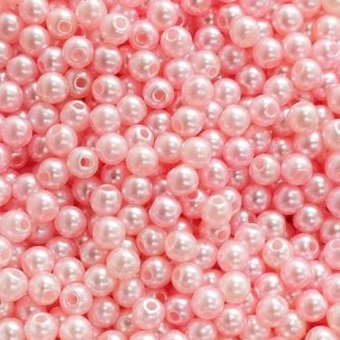Imagem de PÉROLA DE ABS LISA Nº 05 20G PEROLA 5MM - LADEIRA BIJUTERIAS, ROSA BLU