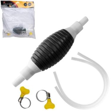 Imagem de Bomba De Sucção Manual Com Mangueira + Abraçadeira 5 Peças - CLINK