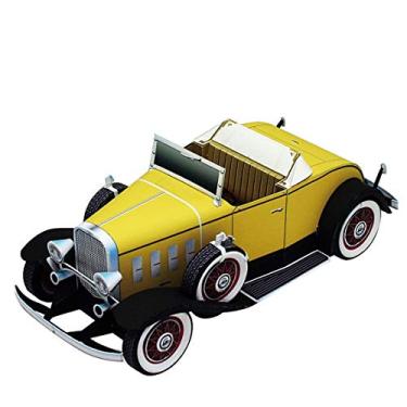 Imagem de Miniatura Carro Colecionador Confederate Deluxe Sports Roadster Quebra Cabeça 3D Colagem Papercraft HAS BRASIL