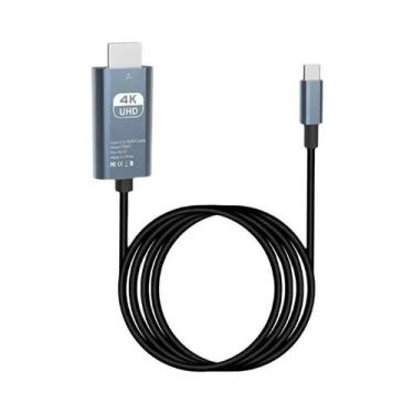 Imagem de Cabo Adaptador USB C Para HDMI 4K 60Hz Para iPhone 15 TV MacBook Air i