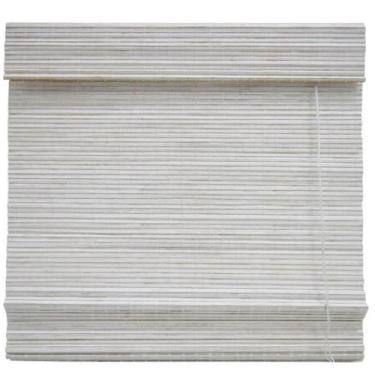 Imagem de Persiana Bambu Romana Block Branca 180 L X 160 A Cm Cortina - Top Flex