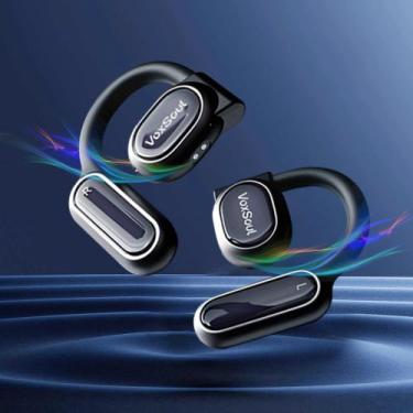 Imagem de Fones de ouvido abertos VoxSoul Lightweight Bluetooth 5.3 pretos