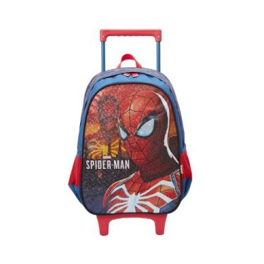Imagem de Mochila com Rodas 16 Spider-Man R1 - Xeryus, Azul