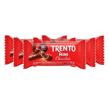 Imagem de Kit 5 Chocolate Trento Mini Ao Leite 16g