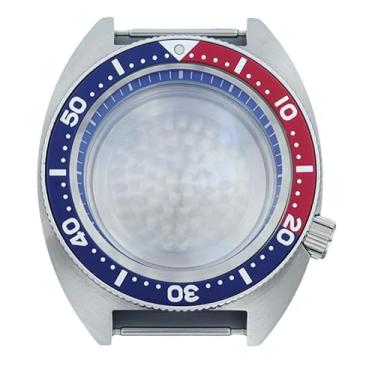 Imagem de FEIYASHI Caixa de relógio moderna de aço inoxidável de 41 mm vidro de safira para movimento NH35 NH34 NH36 peças de relógio modificadas Abalone Skx (para movimento NH35 34 36 38 + anel capítulo azul