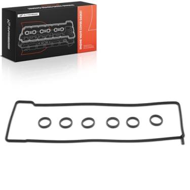 Imagem de A-Premium Junta da tampa da válvula do motor adequada para Mercedes-Benz E300 1995-1999 Junta da tampa da válvula, com vedações de tubo de vela de ignição, 3.0L L6 DIESEL DOHC naturalmente aspirado