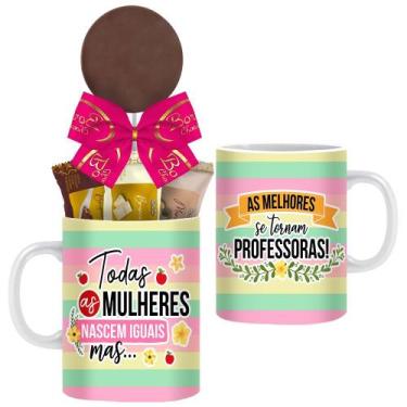 Imagem de Caneca Dia dos Professores com Chocolates Modelo 3 Borússia Chocolates