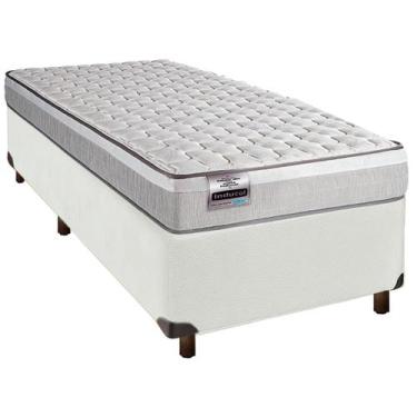 Imagem de Cama Box + Colchão Solteiro Molas Ensacadas Inducol