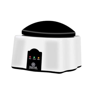 Imagem de FashionCha Removedor de esmalte a vapor, ferramenta para arte em unhas, ferramenta elétrica para manicure, automático para salão de beleza, uso doméstico, Branco
