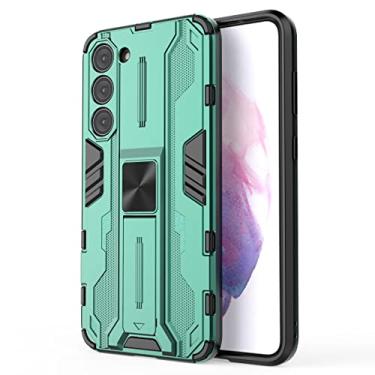 Imagem de SORAKA Capa para Samsung Galaxy S23 Plus 5G com suporte Capa de proteção resistente para Samsung Galaxy S23 Plus 5G Capa com placa de metal para suporte magnético para carro Capa Silm Fit