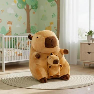 Imagem de Capivaras Com Acessorios Filo De Pelúcia Igual A Foto Antialérgica Fof