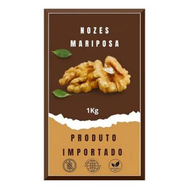 Imagem de Nozes Mariposa Extra Light Importado 1kg - MN PLUS