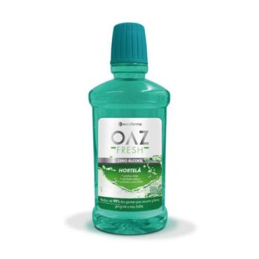 Imagem de Enxaguante Bucal Oaz Fresh Hortelã Zero Álcool 500ml - OAZ Eurofarma