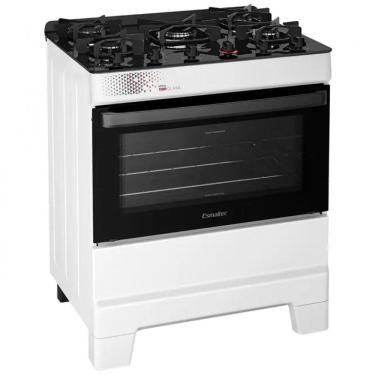 Imagem de Fogão Ideal Top 5 Bocas Automático Mesa de Vidro Bivolt Esmaltec