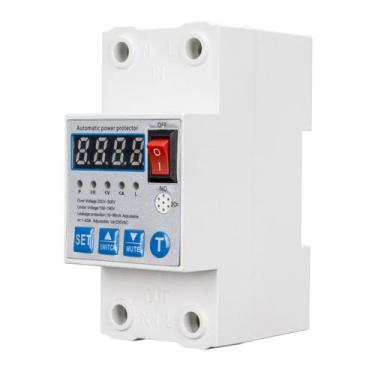 Imagem de Relé Protetor De Tensão Função IDR 10-99mA 220V 63A - Snetec