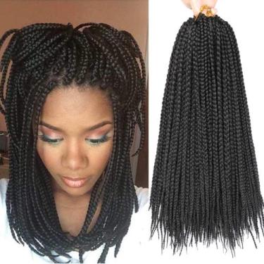 Imagem de Crochet Hair XCHSLB Goddess Box Braids 14 polegadas, 7 pacotes