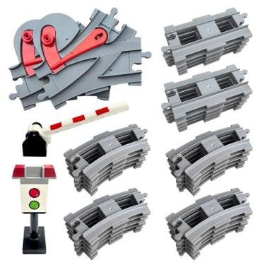 Imagem de Conjunto de trilhos de trem BananMelonBM Classic Railway 37 peças