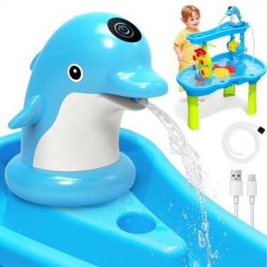 Imagem de Bomba de mesa de água com bateria recarregável NibbanaCal Dolphin