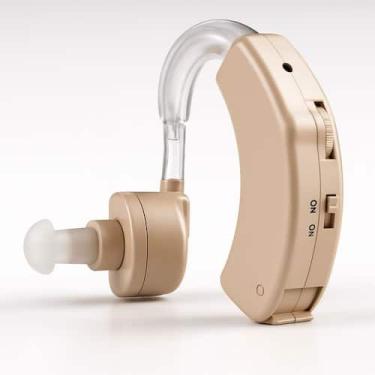 Imagem de Aparelho Auditivo Solução Rápida D23 Perfeito Para Dia A Dia Bege - Me