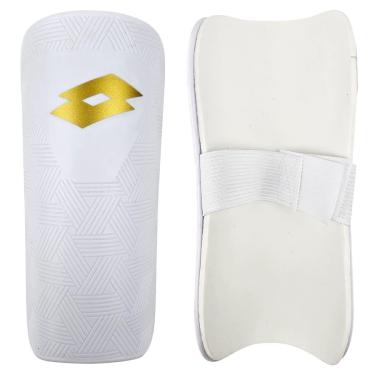 Imagem de Caneleira Lotto Branco Adulto Futebol Original Resistente-Unissex