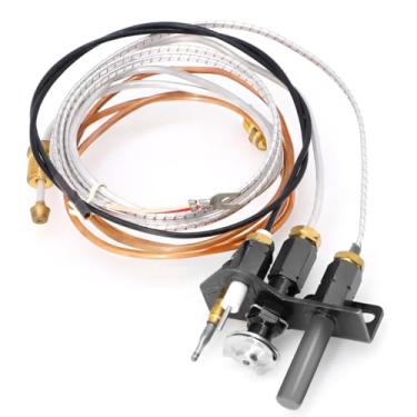 Imagem de Aibabcue Kits de montagem piloto a gás propano 69L18 para Lennox Elite, Merit, Superior, IHP, Lareiras e fogões de ventilação direta Astria, 69L1801, 108084-03 peças de reposição de montagem piloto