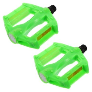 Imagem de Anneome 2 peças de reposição para pedais de bicicleta infantis de metal antiderrapante para triciclo de bicicleta infantil