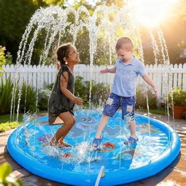 Imagem de Brastoy Piscina Chafariz Infantil 170cm Splash Sprinkler Pad (Golfinho)