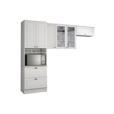 Imagem de Kit de Cozinha Modulada 3 Peças Americana (2 Armários + 1 Paneleiro) C