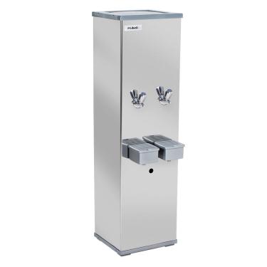 Imagem de Bebedouro Coluna Industrial 25 Litros 2 Torneiras Aço Inox Libell