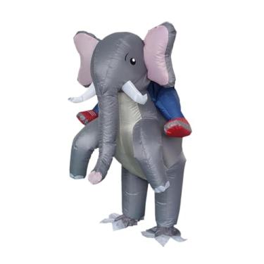 Imagem de Baoblaze Fantasia de elefante inflável para adultos, fantasia de animal para comemorações de aniversário