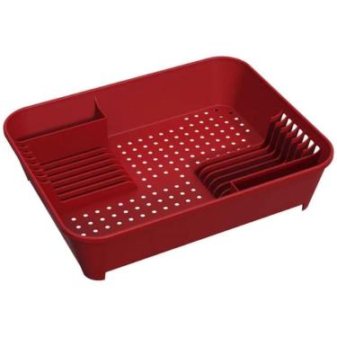 Imagem de Escorredor De Louças Basic Vermelho Bold - 10848-0465 - Coza Escorredor De Louças Basic Vermlho Bold - 10848-0465 - Coza